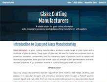 Tablet Screenshot of glass-fabricators.com